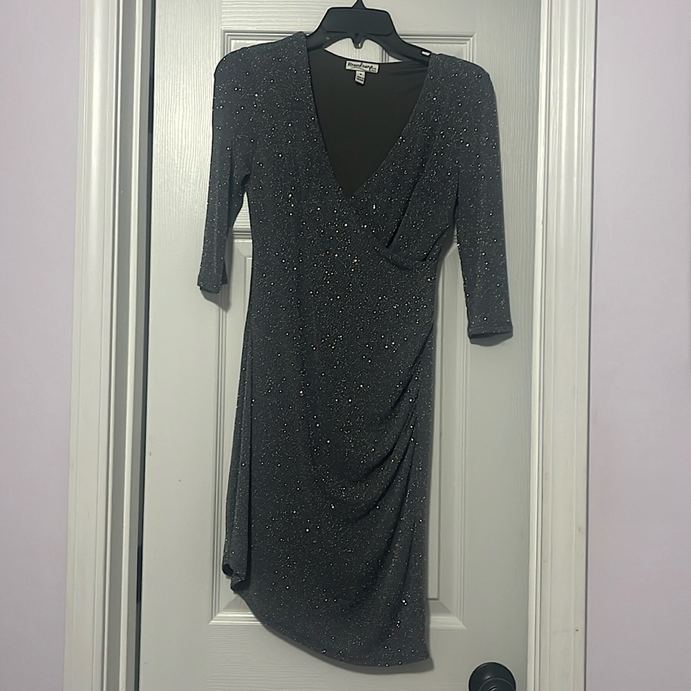 Xtraodinary Dillards Gray Sparkle Dress